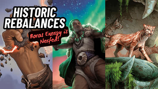 Discover the latest changes in MTG Historic! Boros Energy gets nerfed in the latest ban, impacting competitive play. Learn how this affects the current meta.