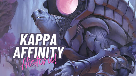 Explore "Historic: Kappa Affinity!" deck tech for MTG Arena. Discover powerful artifacts and strategies featuring Kappa Cannoneer in the Best of 3 format.