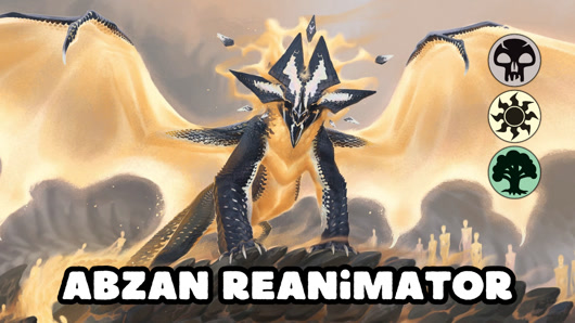 Explore a competitive Abzan Reanimator deck in Standard Magic: The Gathering. Master midrange and reanimation tactics to dominate in Best of 3 matches.
