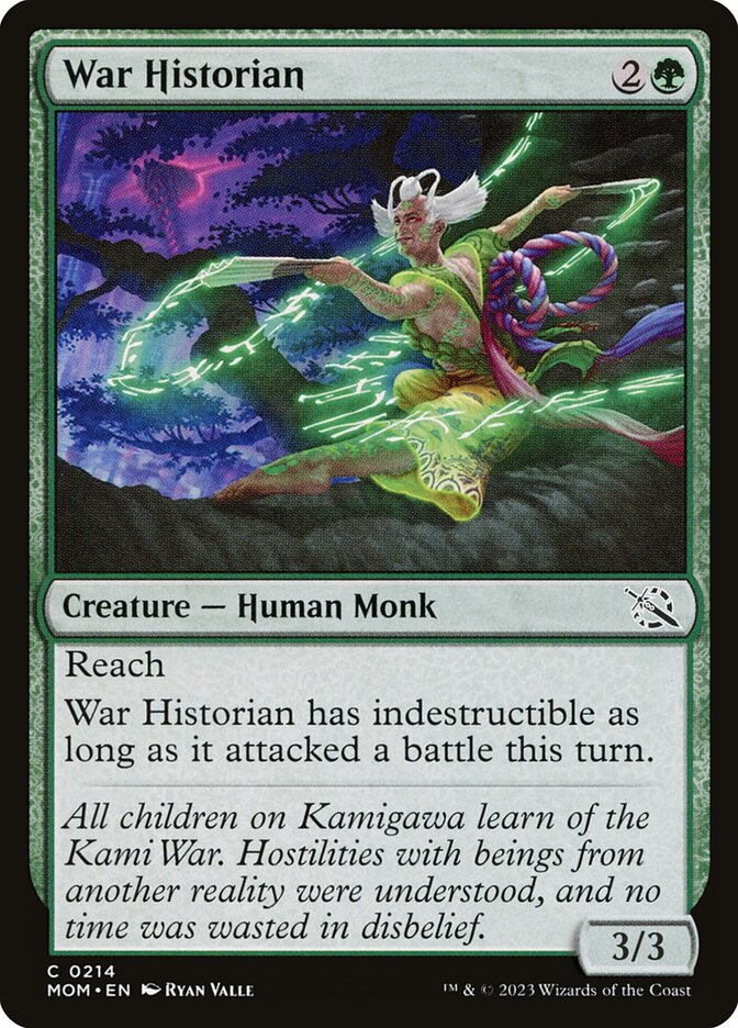 Magic the Gathering Card - War Historian - MTG Circle