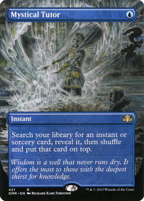 Magic the Gathering Card - Mystical Tutor - MTG Circle