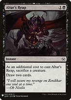 Magic the Gathering Card - Altar's Reap - MTG Circle