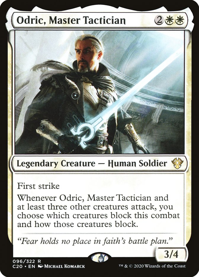 Magic the Gathering Card - Odric, Master Tactician - MTG Circle