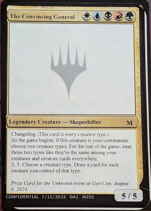 Magic the Gathering Card - The Convincing General - MTG Circle