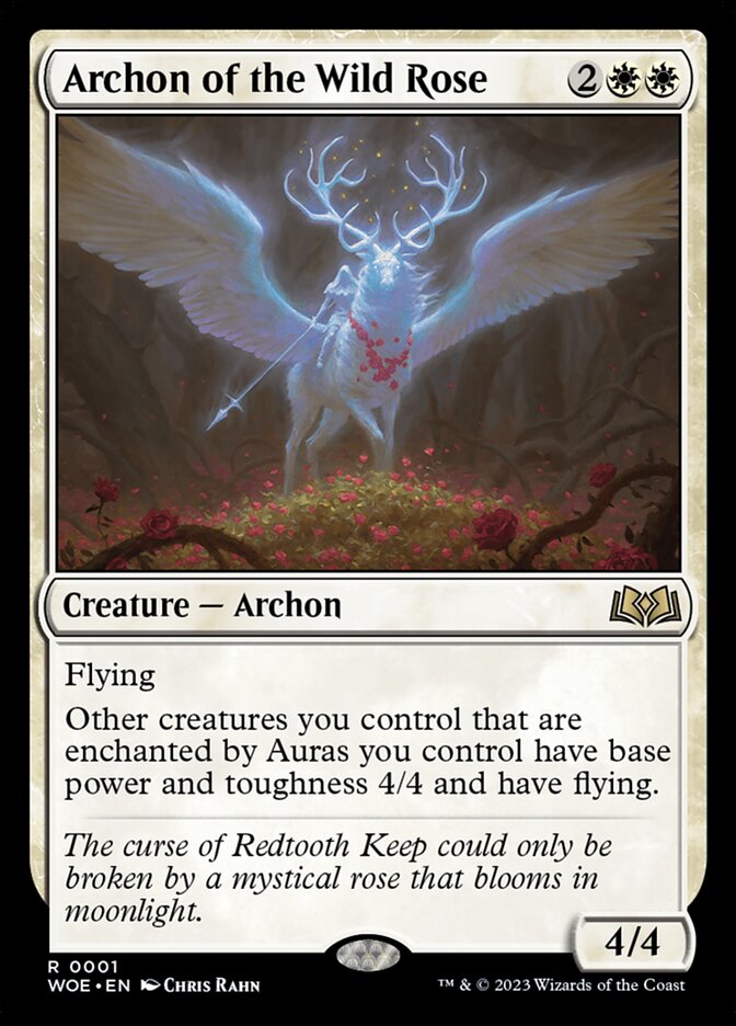 Magic the Gathering Card - Archon of the Wild Rose - MTG Circle