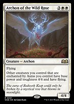 Magic the Gathering Card - Archon of the Wild Rose - MTG Circle