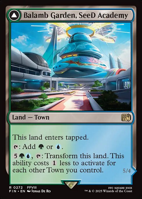 Magic the Gathering Card - Balamb Garden, SeeD Academy - MTG Circle