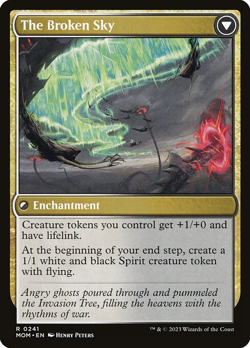 Magic the Gathering Card - The Broken Sky - MTG Circle
