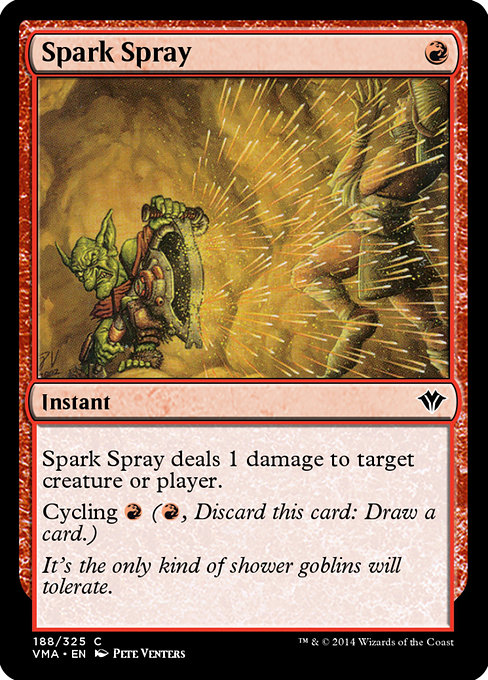 Magic the Gathering Card - Spark Spray - MTG Circle