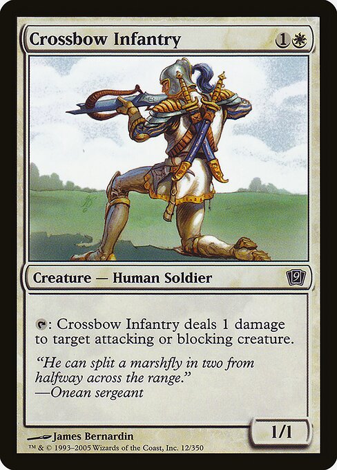 Magic the Gathering Card - Crossbow Infantry - MTG Circle