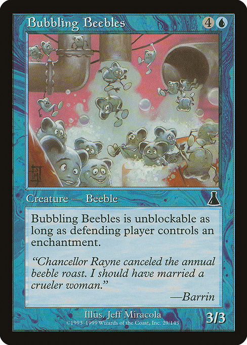 Magic the Gathering Card - Bubbling Beebles - MTG Circle