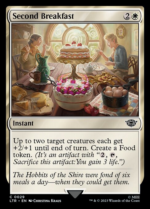 Magic the Gathering Card - Second Breakfast - MTG Circle