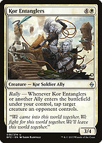 Magic the Gathering Card - Kor Entanglers - MTG Circle