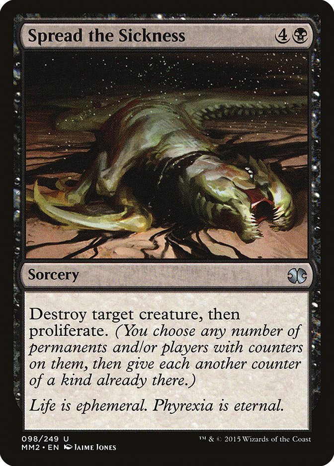Magic the Gathering Card - Spread the Sickness - MTG Circle