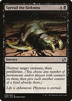 Magic the Gathering Card - Spread the Sickness - MTG Circle