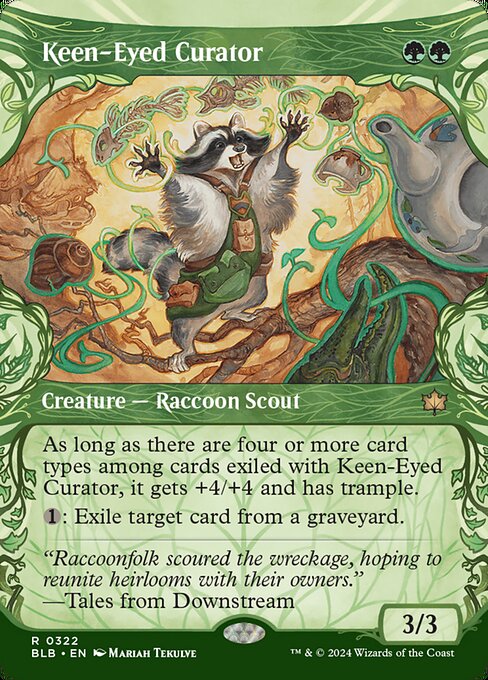 Magic the Gathering Card - Keen-Eyed Curator - MTG Circle