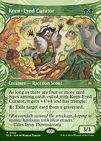 Magic the Gathering Card - Keen-Eyed Curator - MTG Circle