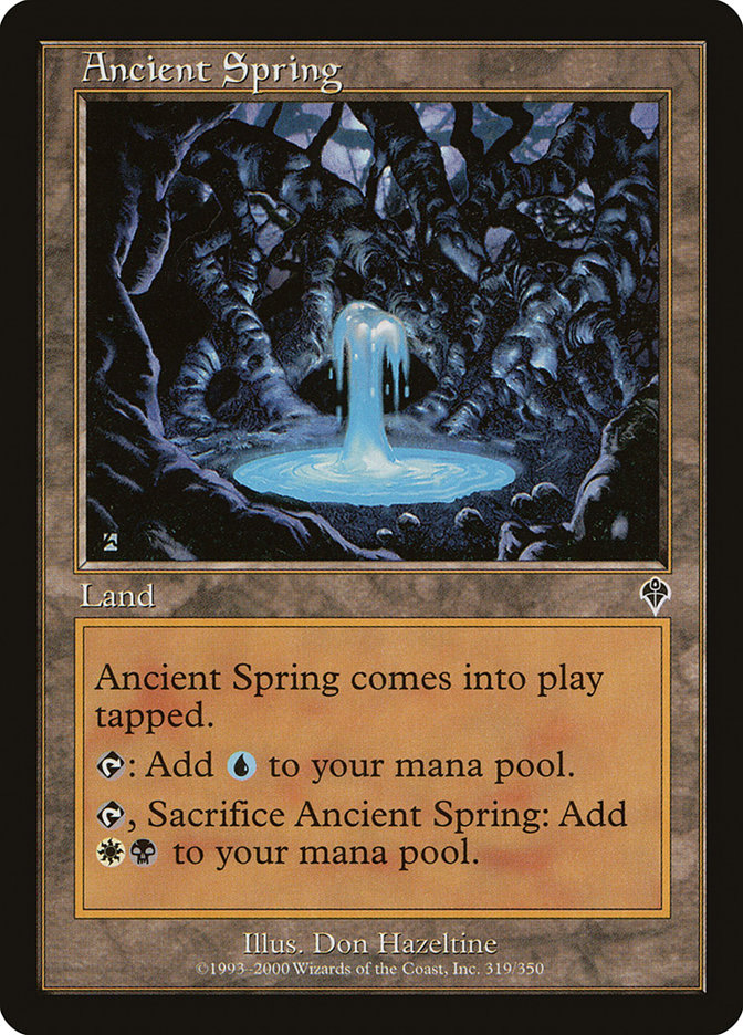 Magic the Gathering Card - Ancient Spring - MTG Circle