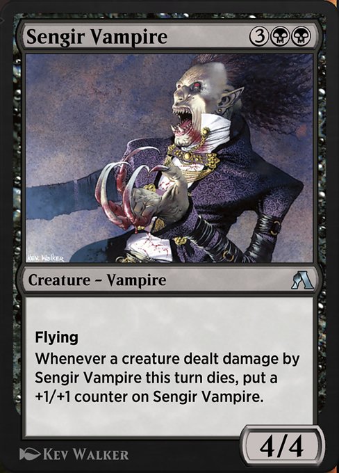 Magic the Gathering Card - Sengir Vampire - MTG Circle