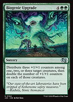 Magic the Gathering Card - Biogenic Upgrade - MTG Circle