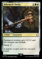 Magic the Gathering Card - Behemoth Sledge - MTG Circle