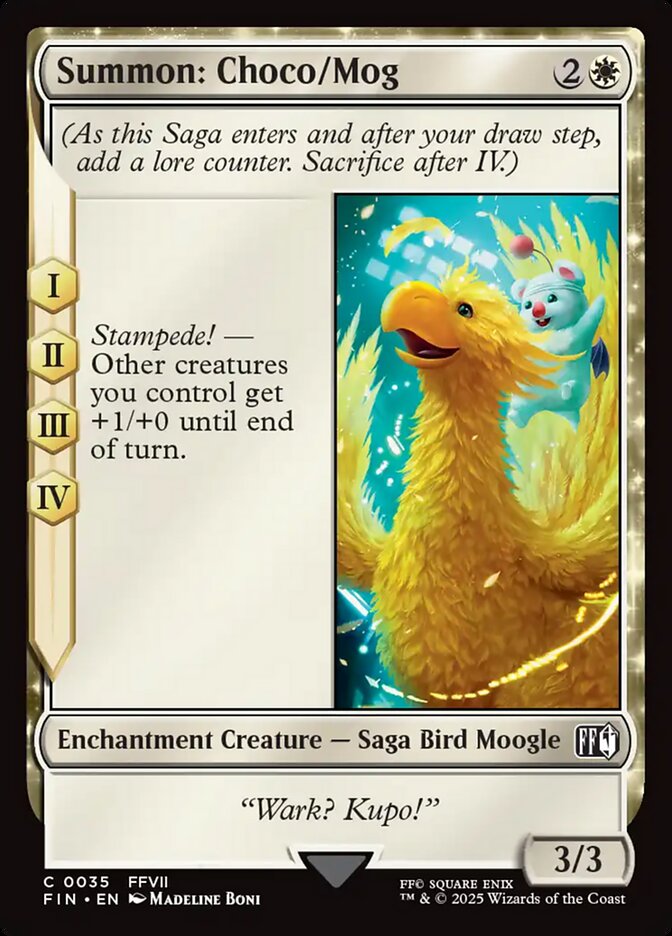 Magic the Gathering Card - Summon: Choco/Mog - MTG Circle