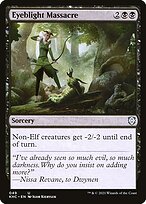 Magic the Gathering Card - Eyeblight Massacre - MTG Circle