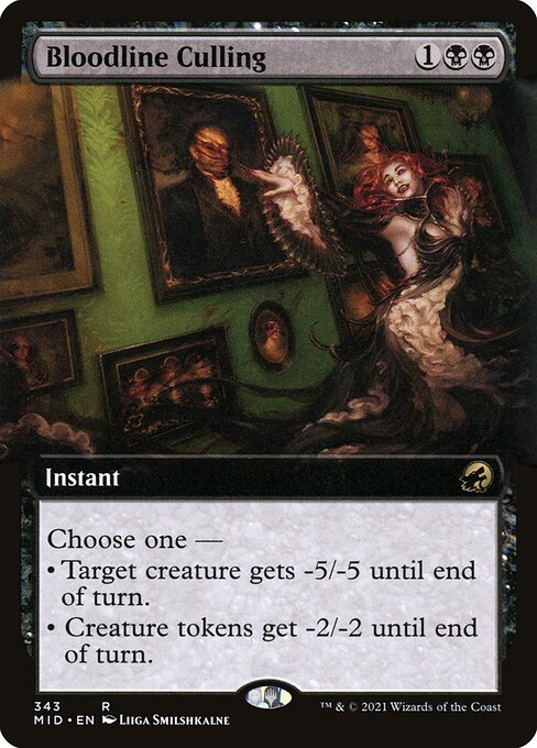 Magic the Gathering Card - Bloodline Culling - MTG Circle