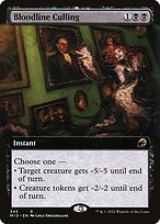 Magic the Gathering Card - Bloodline Culling - MTG Circle