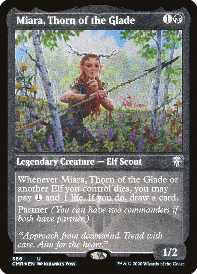 Magic the Gathering Card - Miara, Thorn of the Glade - MTG Circle