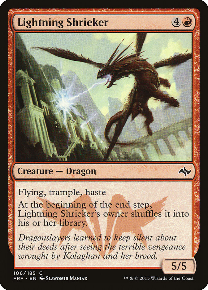 Magic the Gathering Card - Lightning Shrieker - MTG Circle