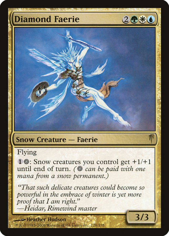 Magic the Gathering Card - Diamond Faerie - MTG Circle