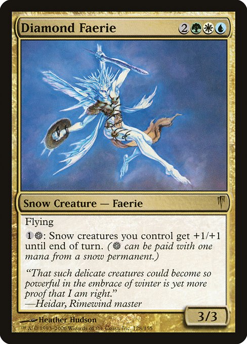 Magic the Gathering Card - Diamond Faerie - MTG Circle