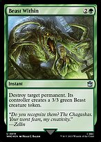 Magic the Gathering Card - Beast Within - MTG Circle