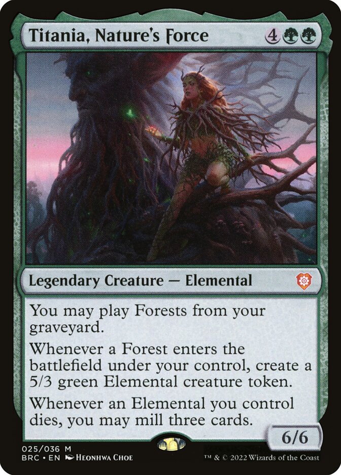 Magic the Gathering Card - Titania, Nature's Force - MTG Circle