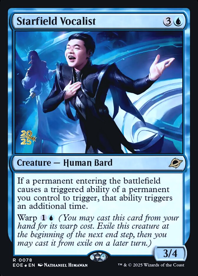 Magic the Gathering Card - Starfield Vocalist - MTG Circle