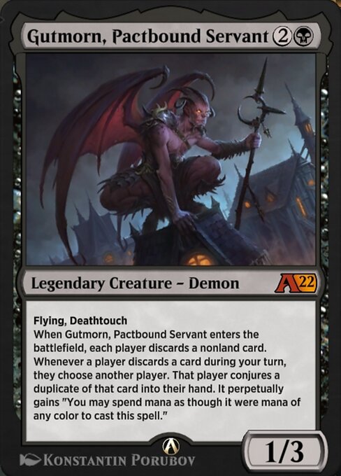 Magic the Gathering Card - Gutmorn, Pactbound Servant - MTG Circle