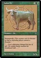 Magic the Gathering Card - Zodiac Ox - MTG Circle