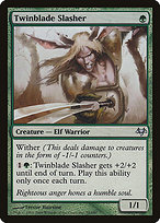 Magic the Gathering Card - Twinblade Slasher - MTG Circle