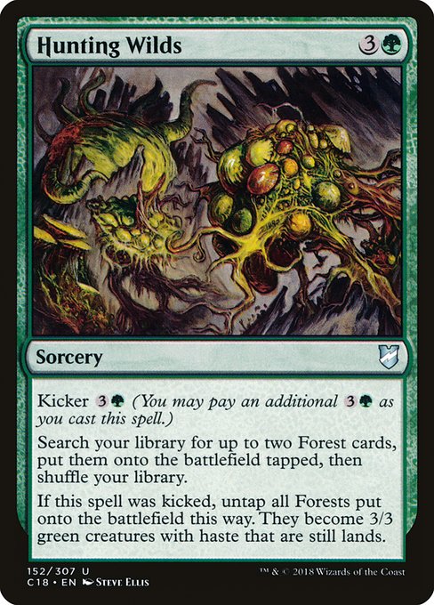 Magic the Gathering Card - Hunting Wilds - MTG Circle