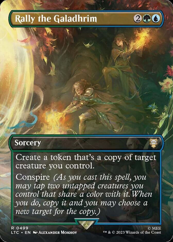 Magic the Gathering Card - Rally the Galadhrim - MTG Circle