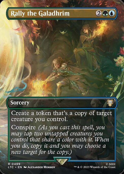Magic the Gathering Card - Rally the Galadhrim - MTG Circle