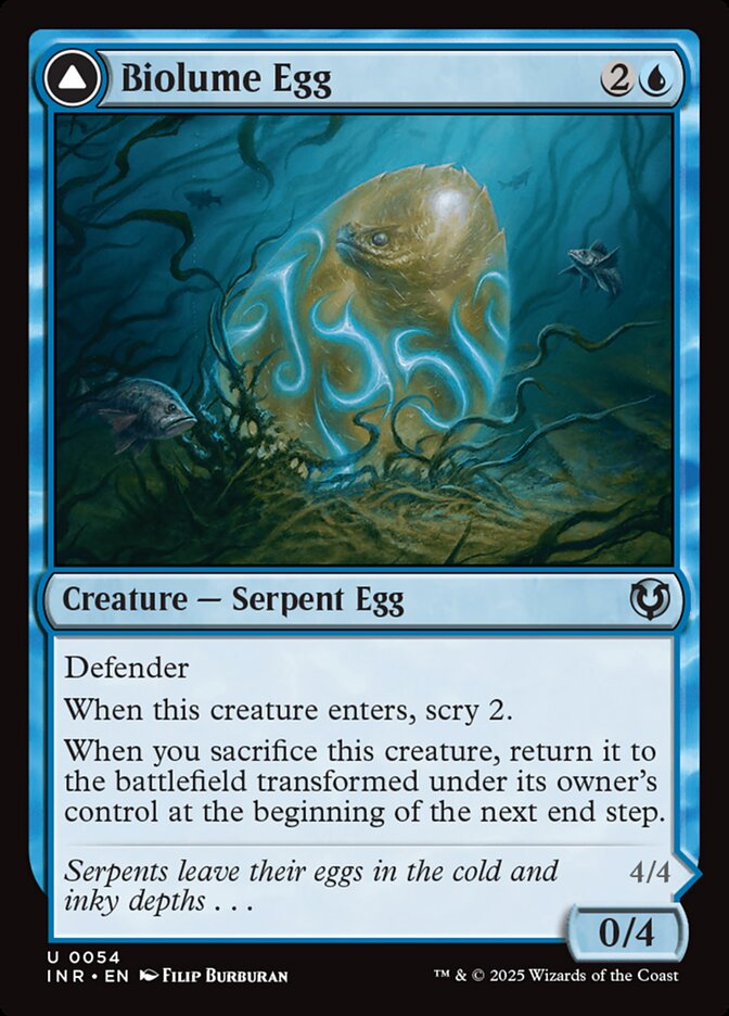 Magic the Gathering Card - Biolume Egg - MTG Circle