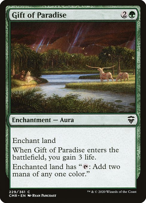 Magic the Gathering Card - Gift of Paradise - MTG Circle