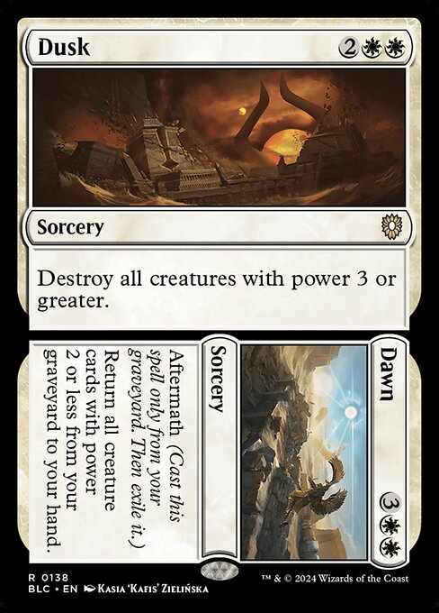 Magic the Gathering Card - Dusk // Dawn - MTG Circle