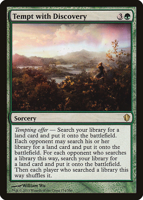 Magic the Gathering Card - Tempt with Discovery - MTG Circle