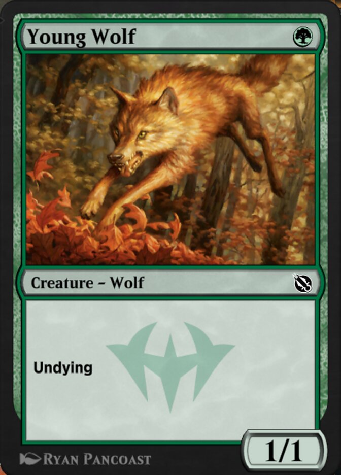 Magic the Gathering Card - Young Wolf - MTG Circle