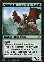 Magic the Gathering Card - Ancient Bronze Dragon - MTG Circle