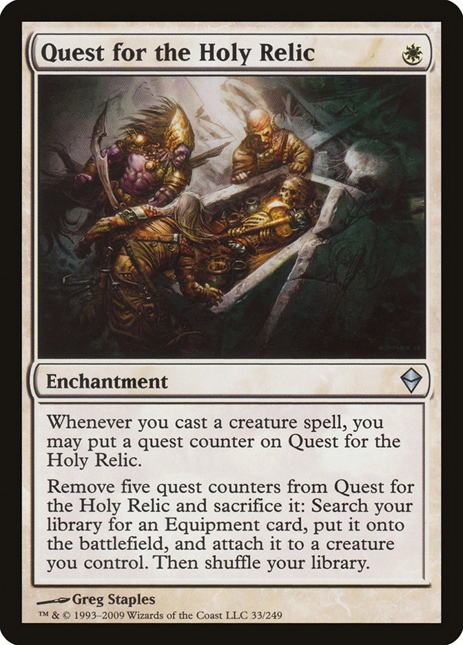 Magic the Gathering Card - Quest for the Holy Relic - MTG Circle