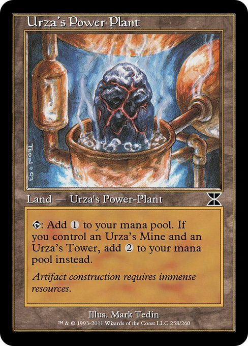 Magic the Gathering Card - Urza's Power Plant - MTG Circle